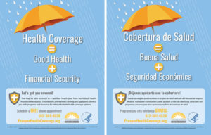 Health Coverage Flyer, bilingual