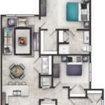 Laurel Creek three-bedroom floorplan
