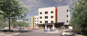 Rendering of the apartments at Juniper Creek
